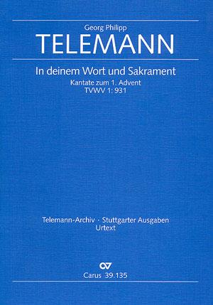 In deinem Wort und Sakrament TVWV 1:931